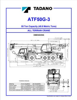 Todano ATF50G-3 (55 Ton All Terrain Crane)