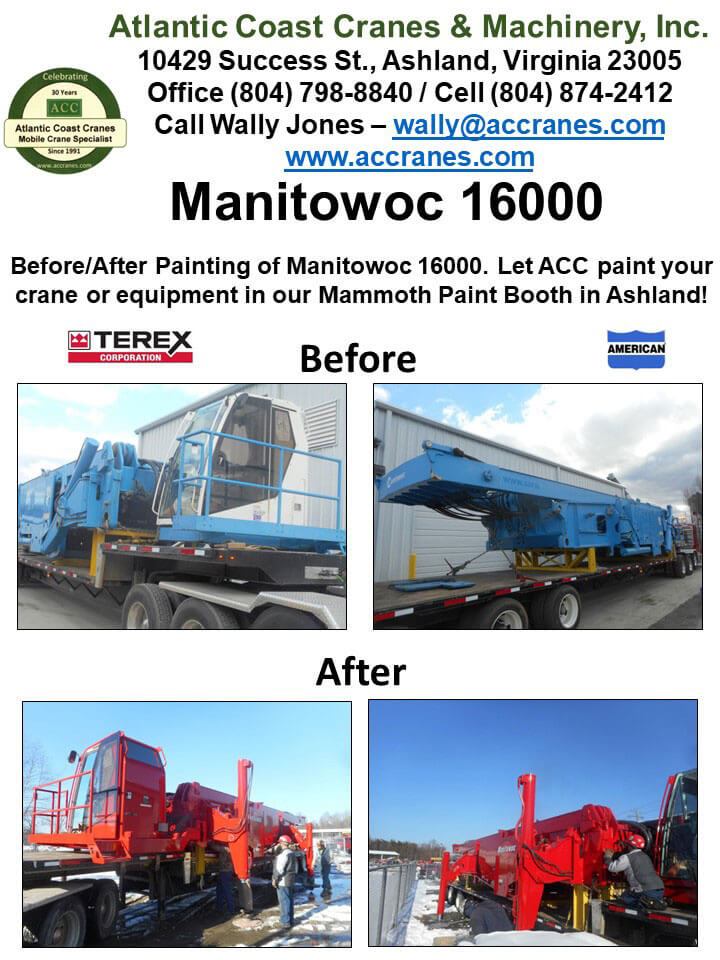 Before and After Manitowoc 16000